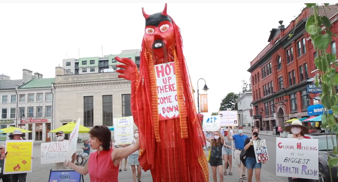 You are currently viewing Hot Enough Up Here? Devil Visits Kingston Aug 13, 2021